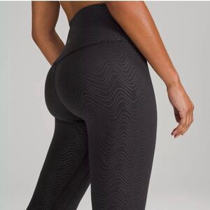 lululemon athletica Black Wave Leggings